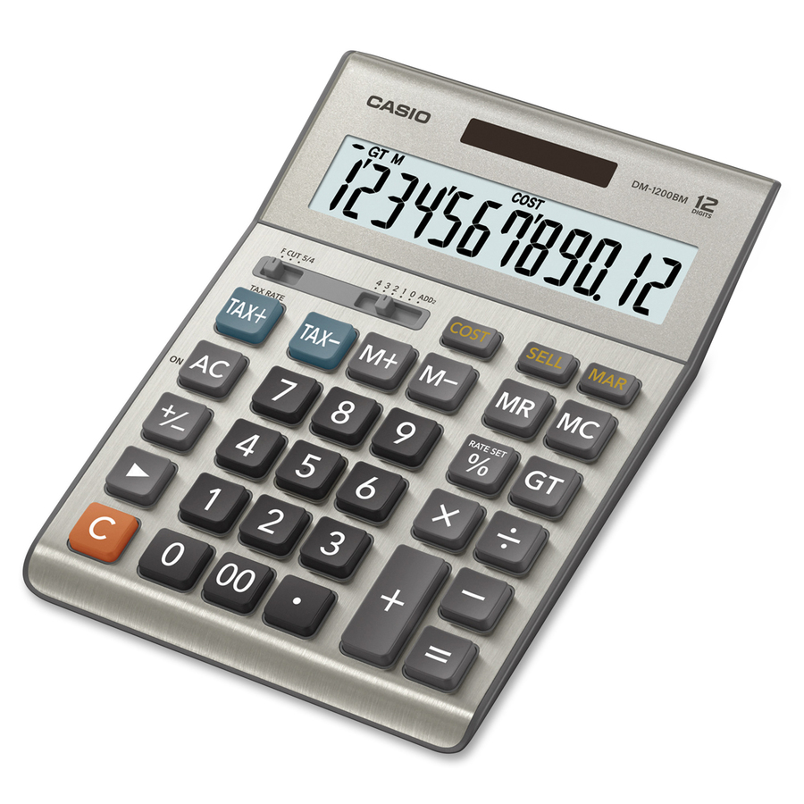 Casio DM-1200BM 12 Digit Desktop Calculator